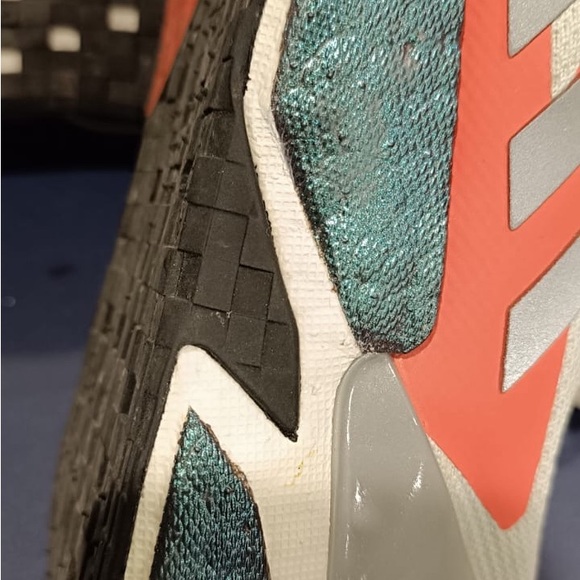 Adidas White and Pink Athletic Shoes - Picture 2 of 4